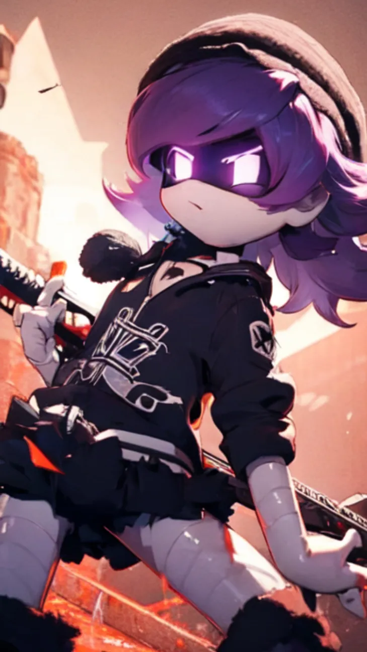 ai character: Uzi background