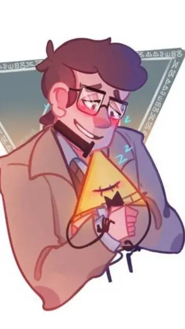 ai character: 👁💛BillFord🧡✍ background