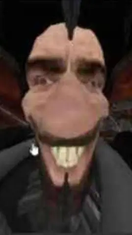 ai character: Big face background