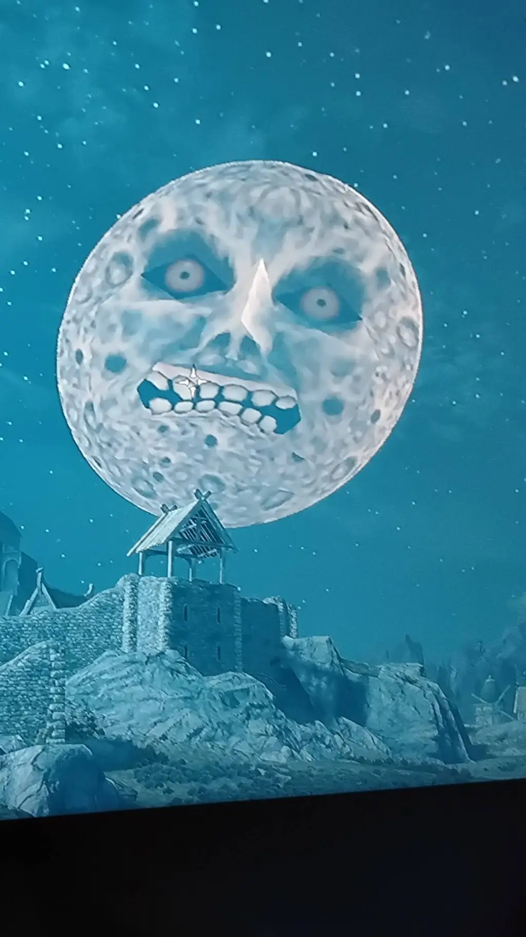 ai character: lunar moon  background