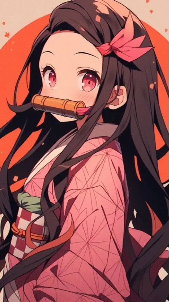 ai character: Ṅēẓ̌ụƙŏ background