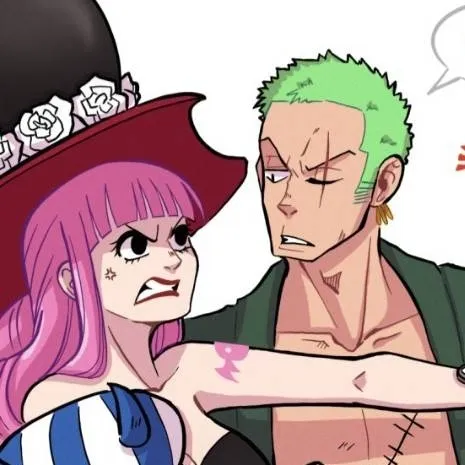 chat with ai character: Perona x Zoro 
