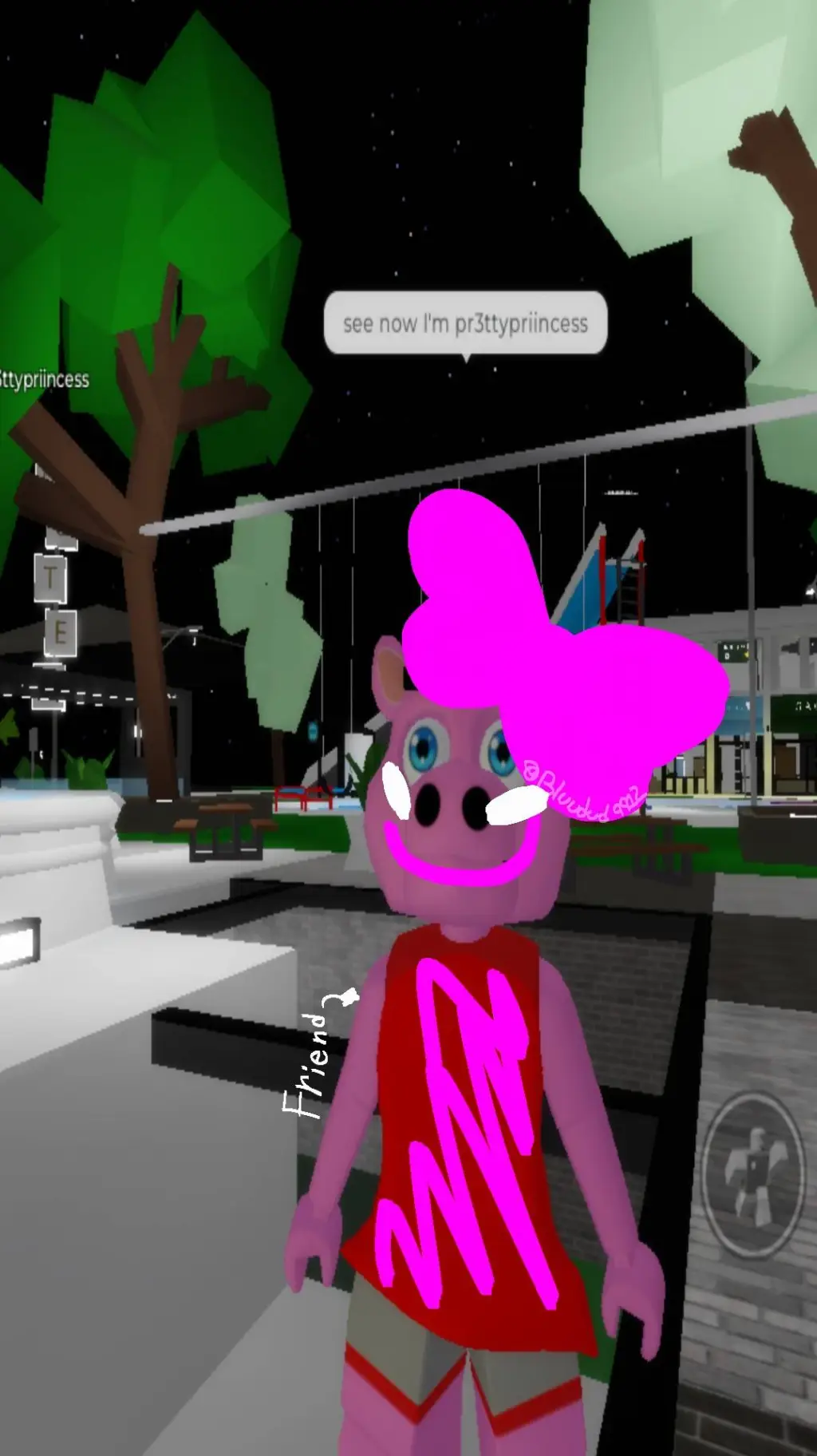 ai character: PR3TYPRIINCESS background