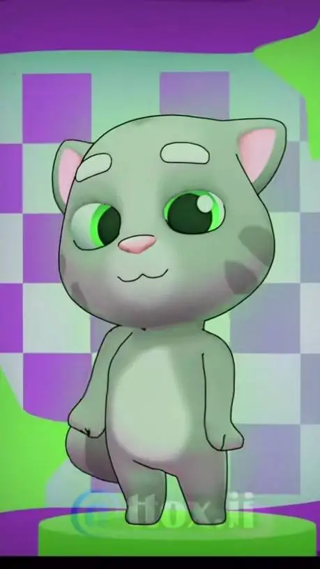 ai character: talking tom star background