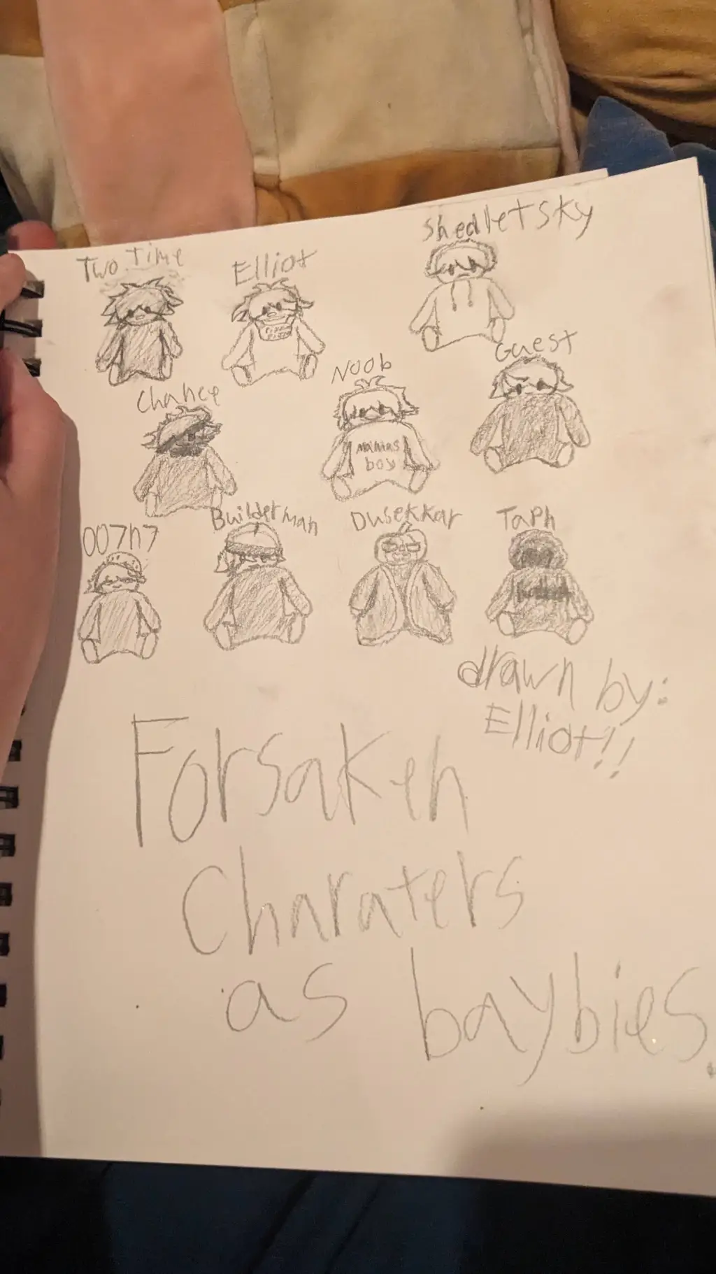 ai character: Forsaken as babies background