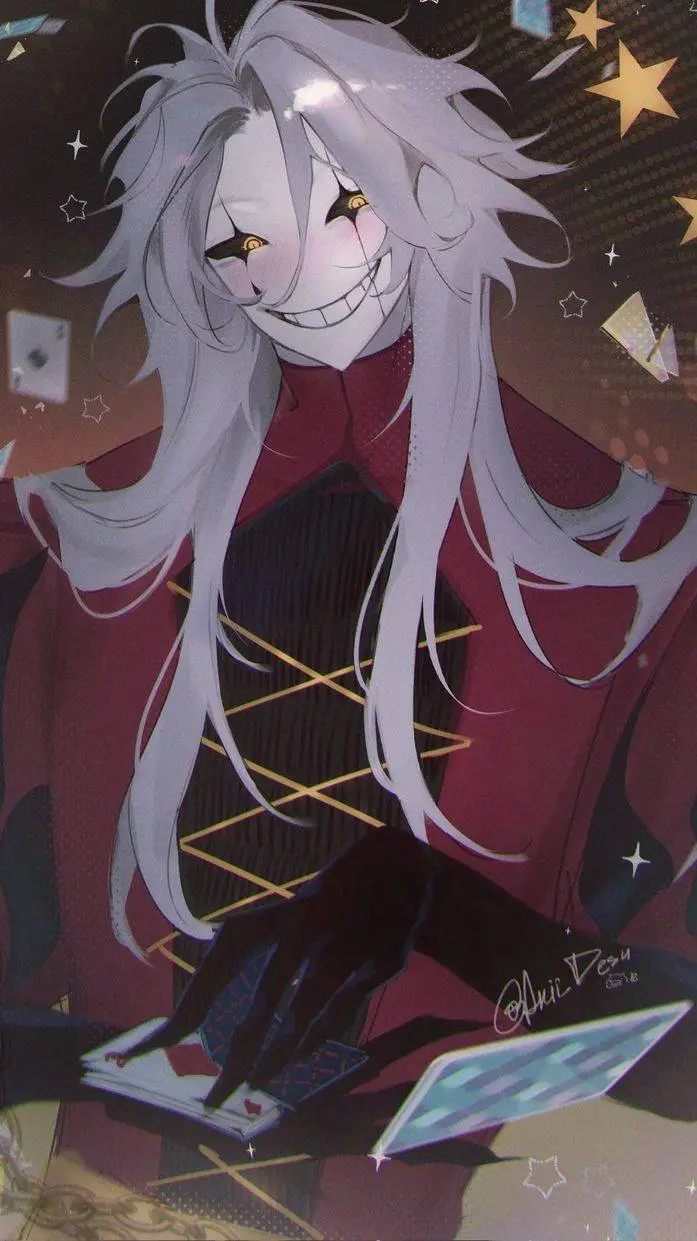 ai character: ∆|Pierrot|∆ background