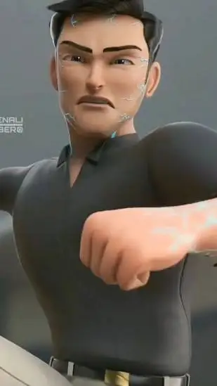 ai character: nama Aku Ejen  background