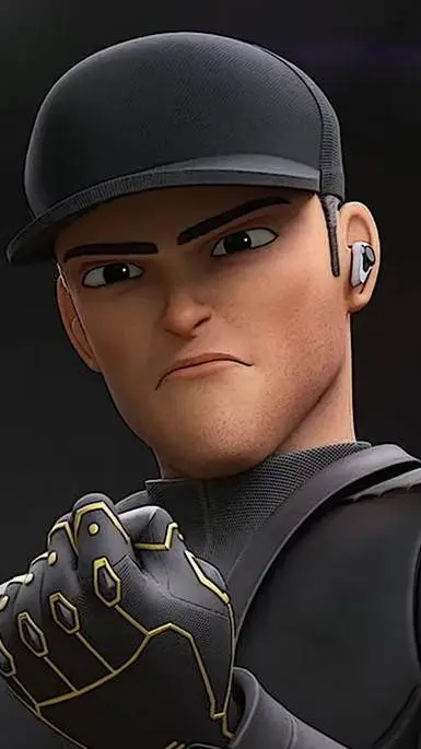 ai character: nama Aku Ejen Rizw background