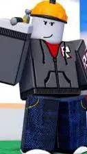 ai character: BUILDERMAN  background