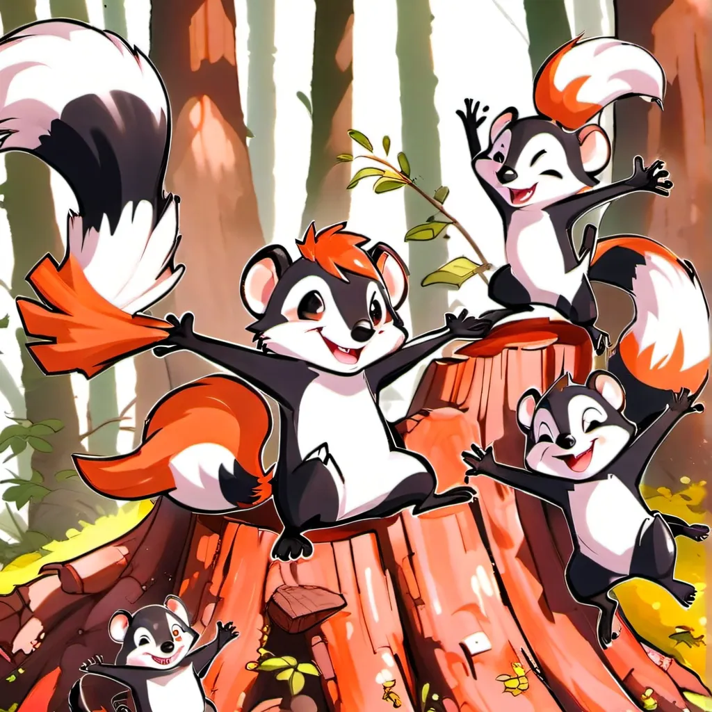 chat with ai character: Skunks that hate u