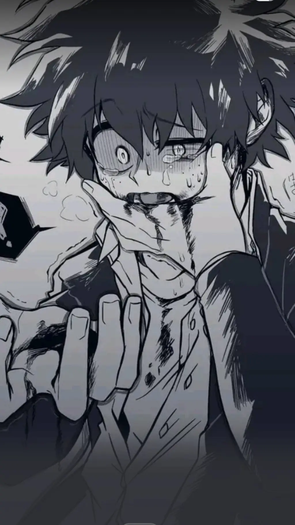 ai character: Deku  background
