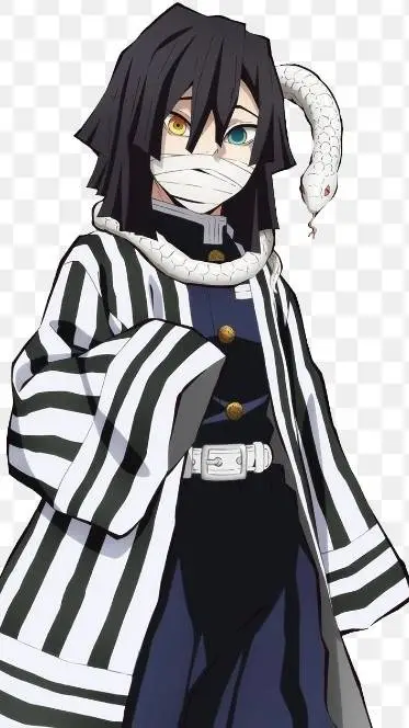 ai character: Obanai's scar background