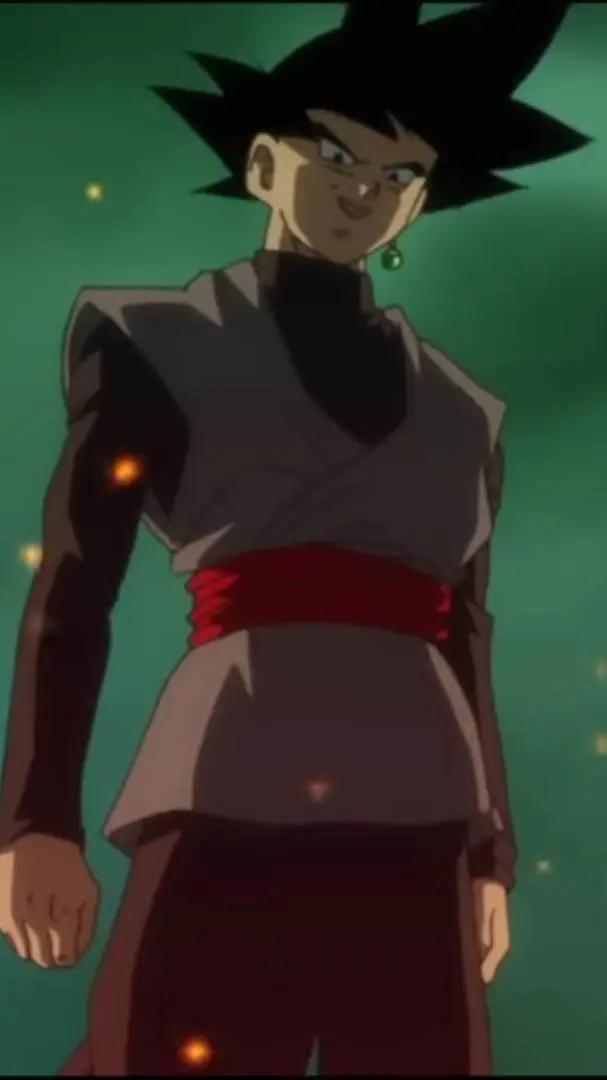 ai character: Goku Black in Mha background