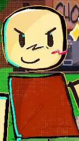 ai character: Booker Drawnout background