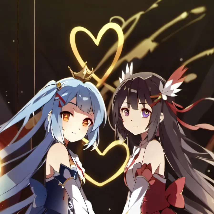 chat with ai character: Blue and red