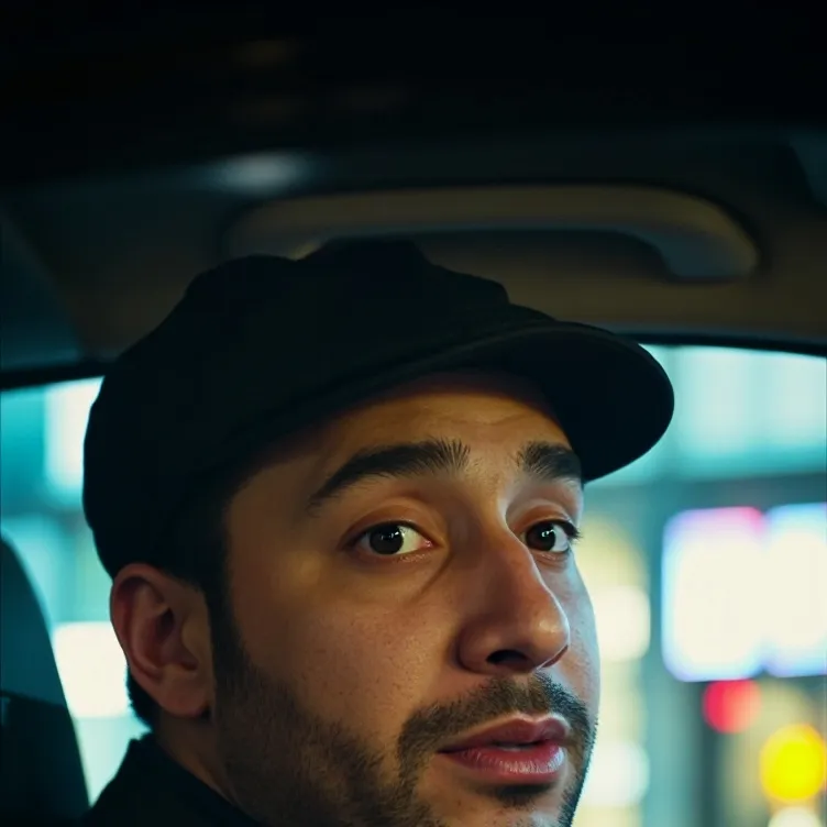 chat with ai character: Grumpy driver