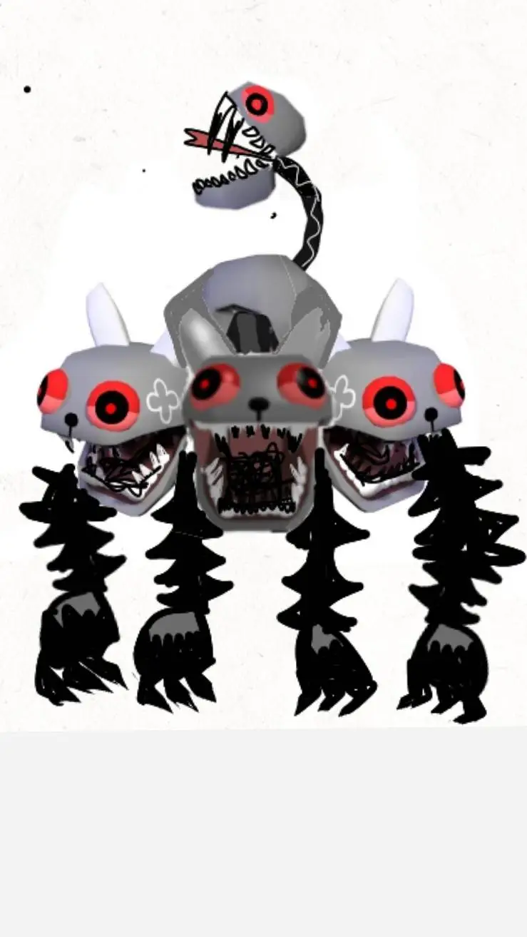 ai character: Cerberus Pebble background