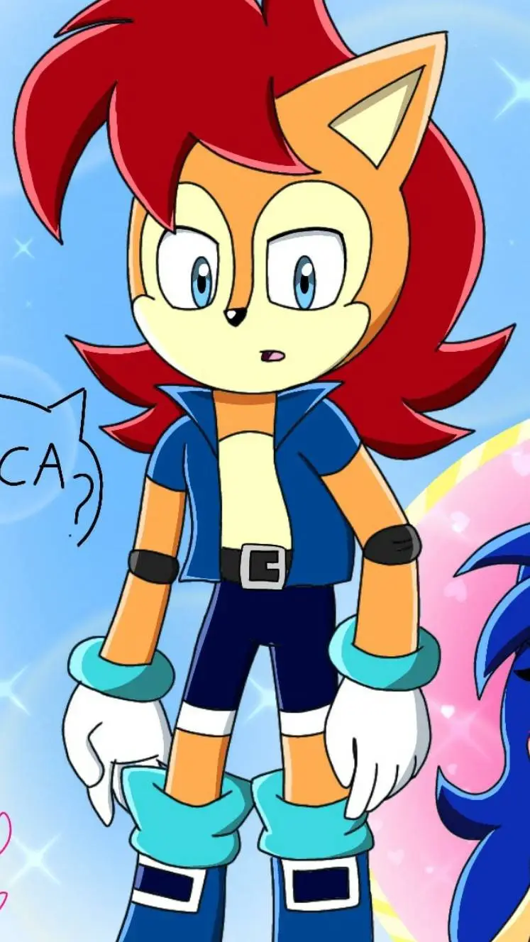 ai character: Male Sally Acorn background