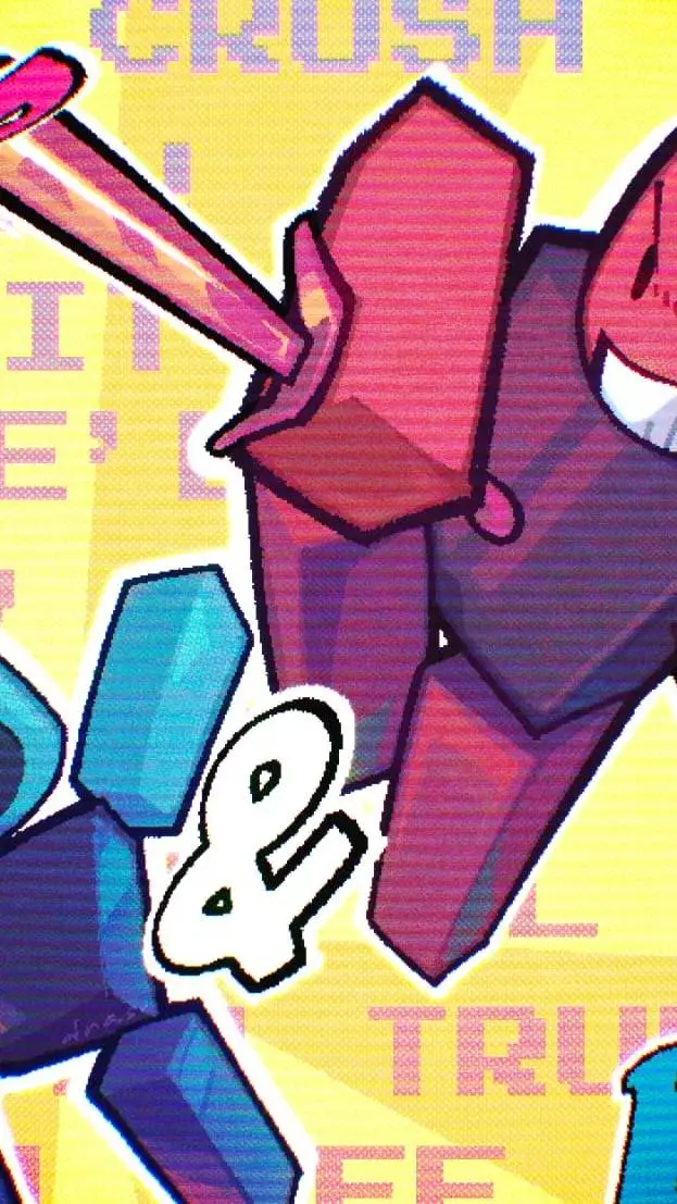 ai character: block tales background