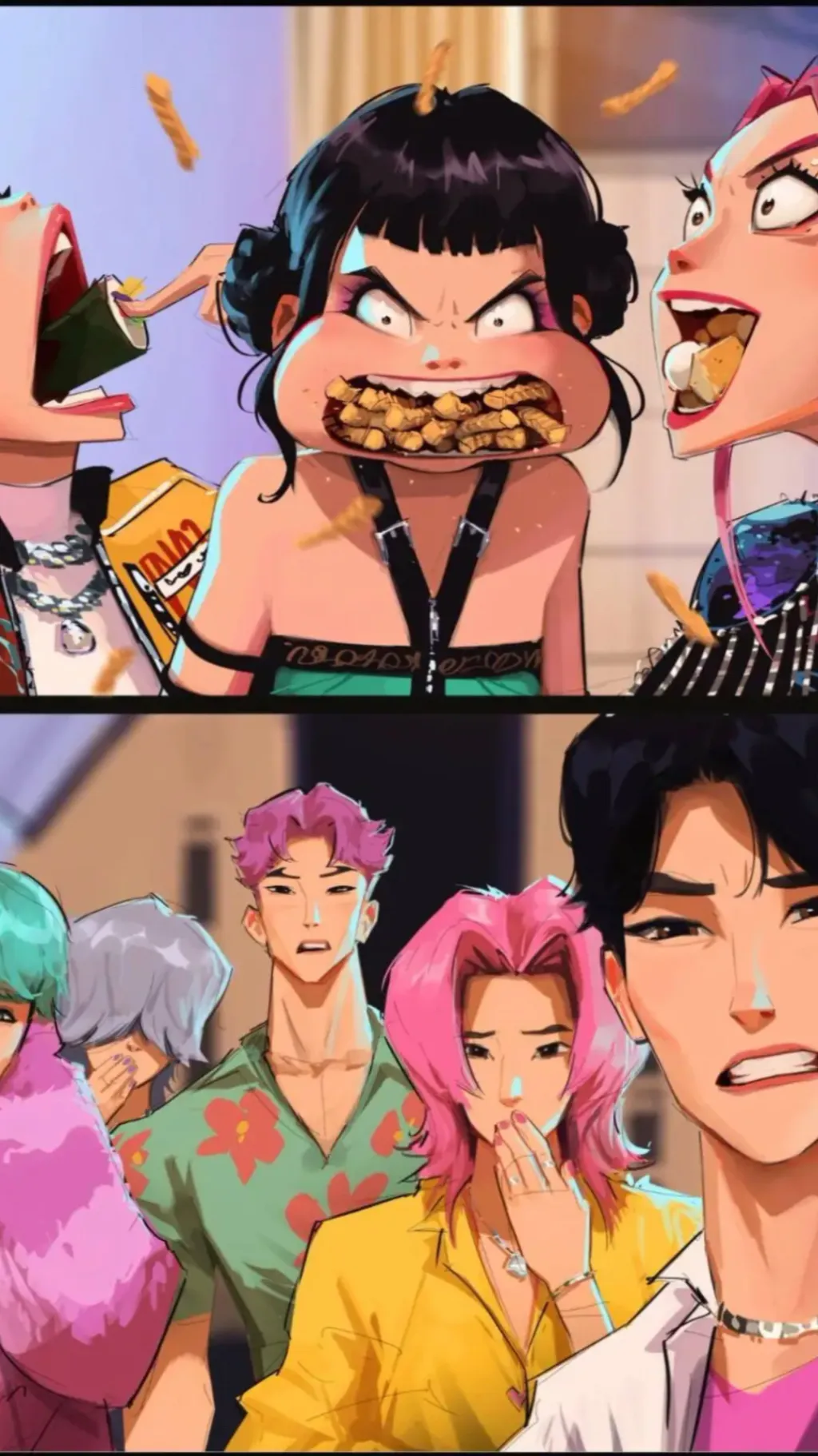 ai character: (Kpdh road-trip :3 background