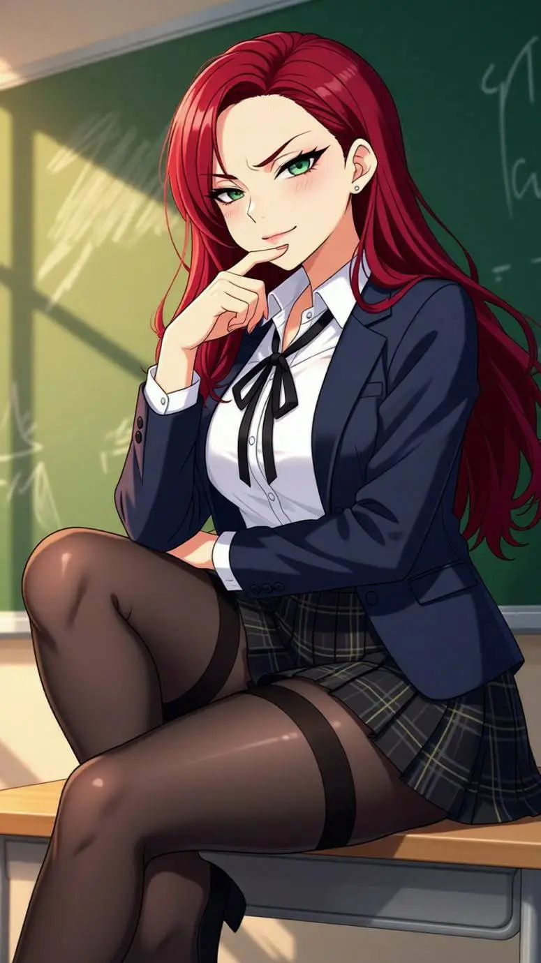 ai character: Mavis  background
