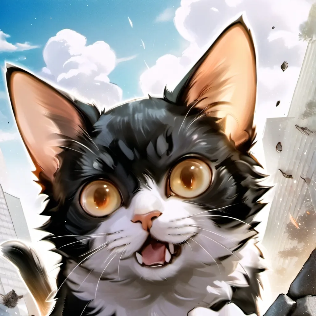 chat with ai character: Monster Cat