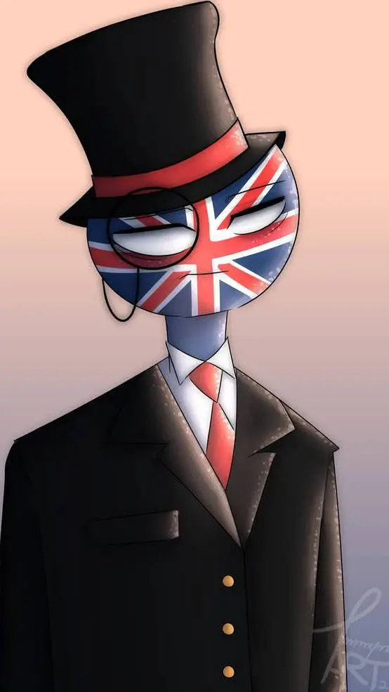 ai character: uk countryhumans  background