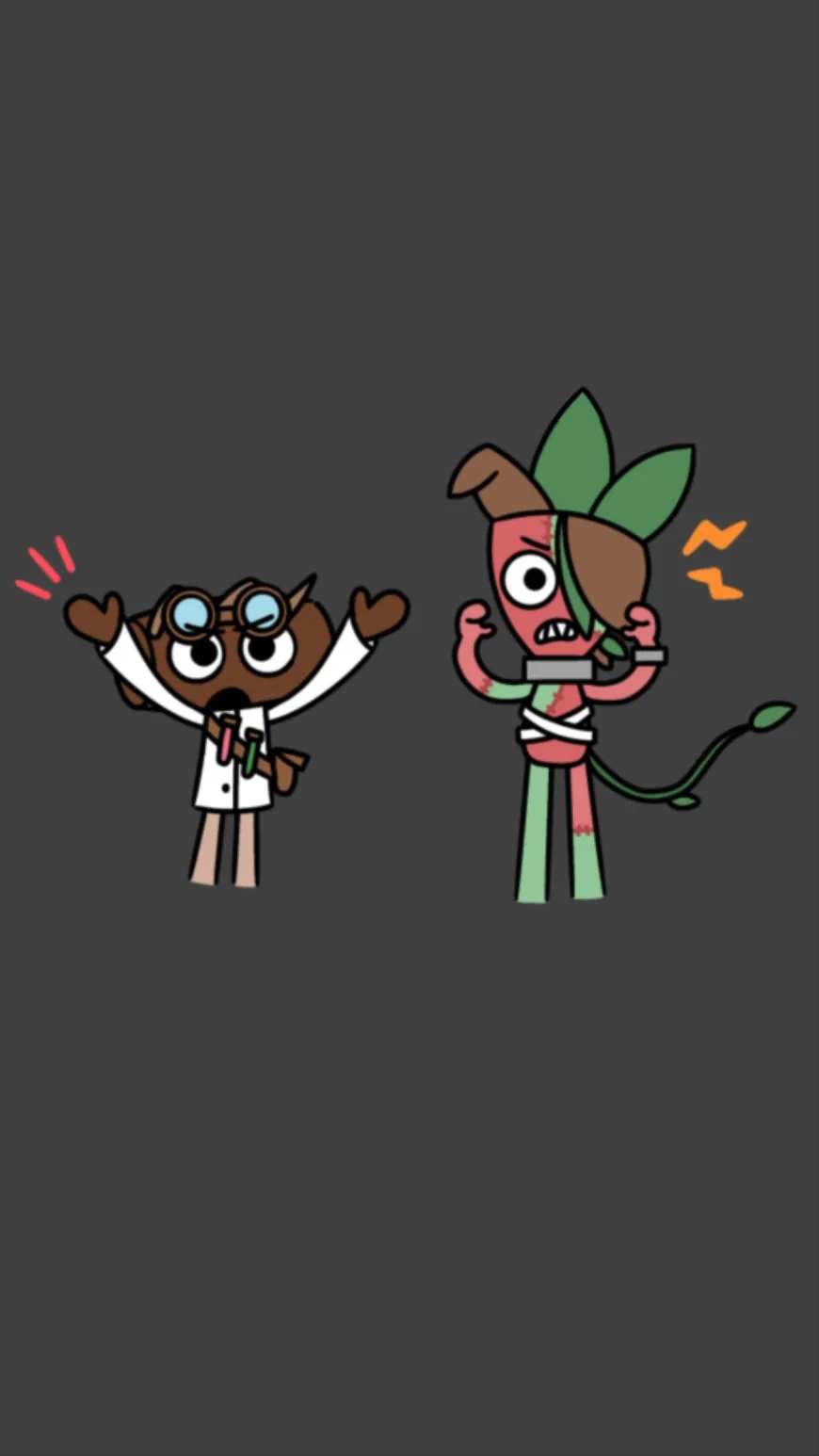 ai character: Berry Beast Sprout background