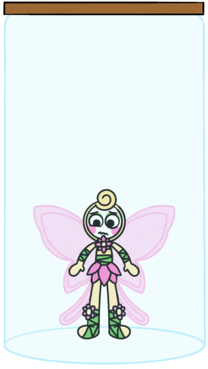 ai character: fairy (DW fantasy) background