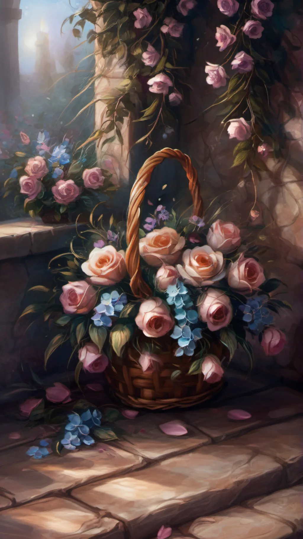 ai character: Cocoa background