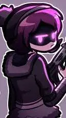 ai character: flirty Uzi  background