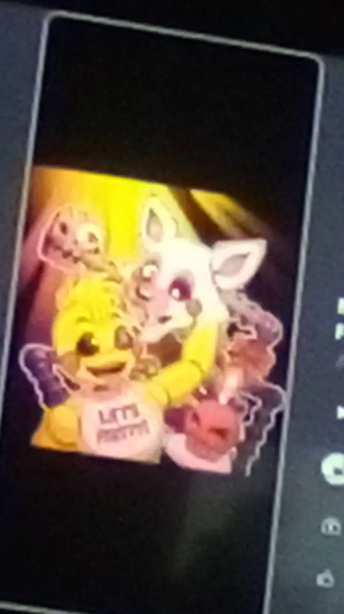 ai character: T. Chica x Mangle  background