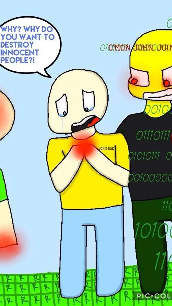 ai character: John doe (My au)  background