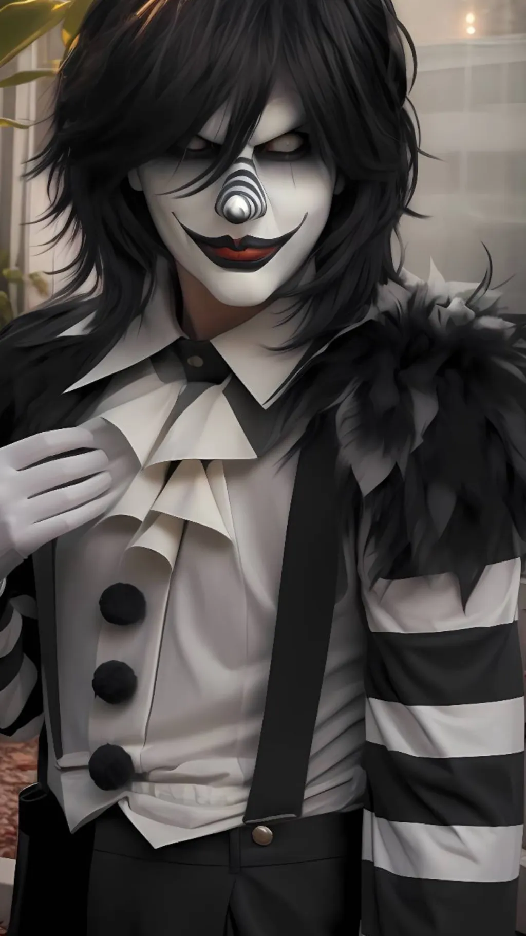 ai character: Laughing Jack background