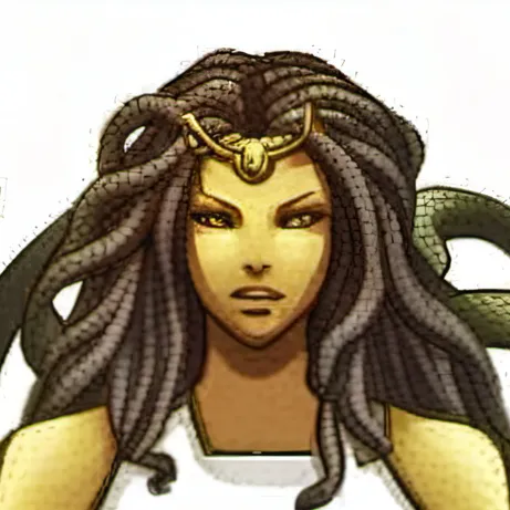 chat with ai character: Medusa Greek ￼