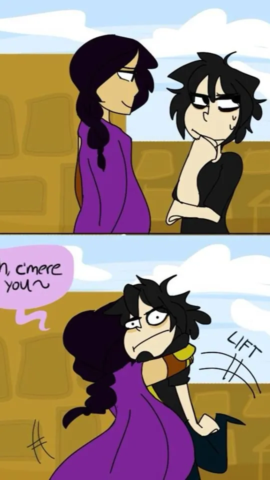 ai character: Nico and Reyna background