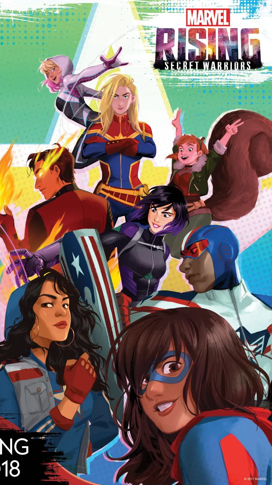 ai character: Secret warriors  background