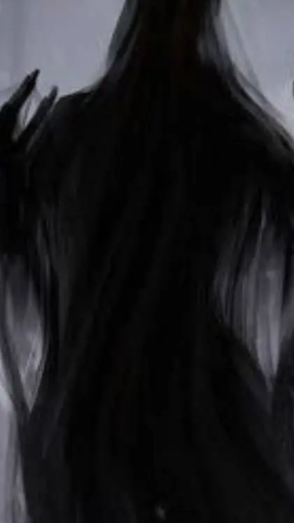ai character: female ghost background