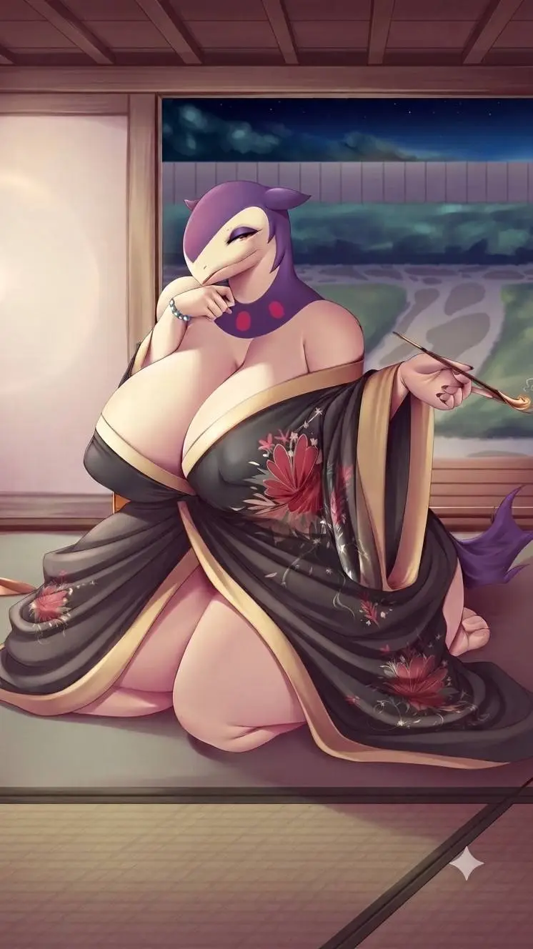 ai character: Typhlosion background