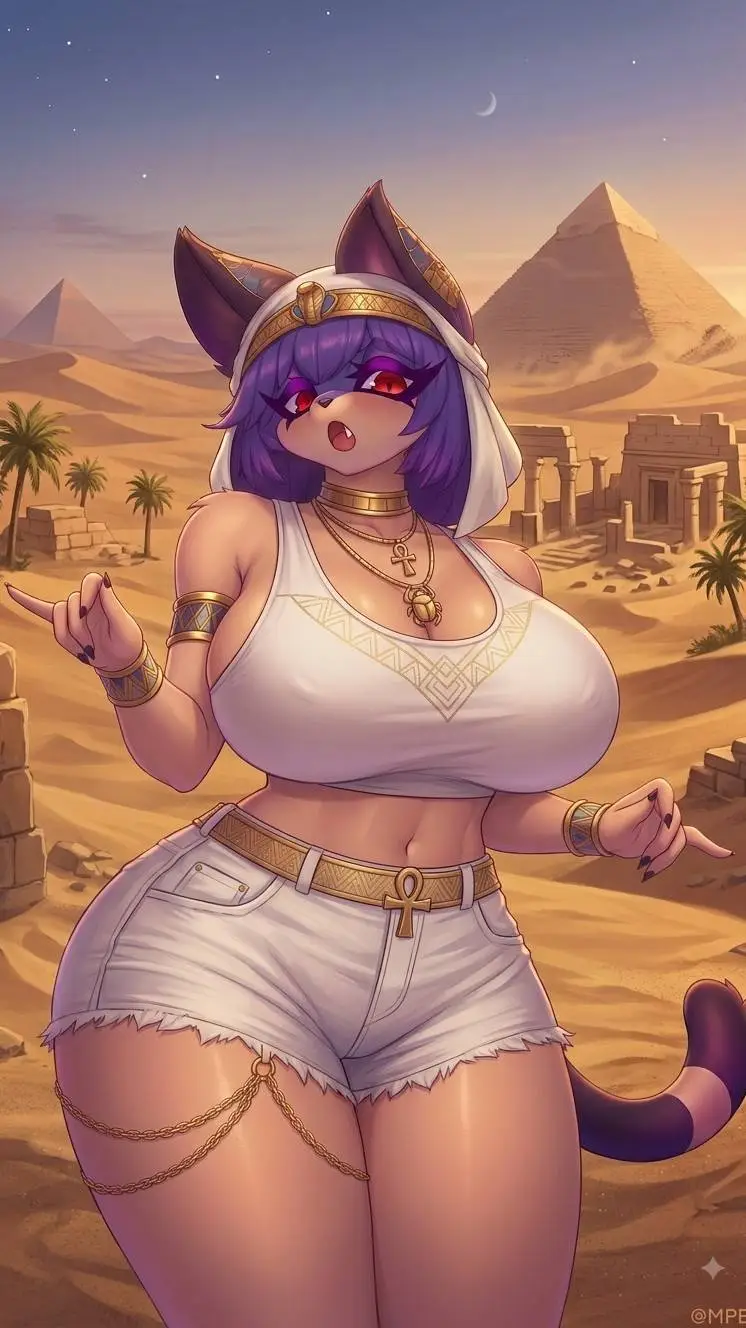 ai character: Sekmet background