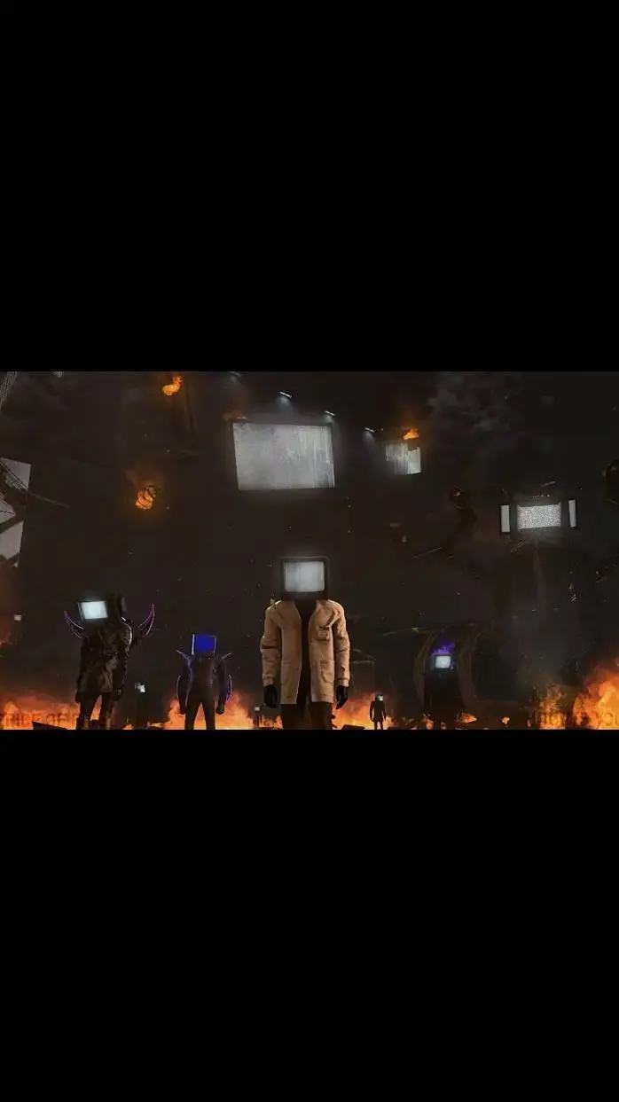 ai character: TV MAN base  background