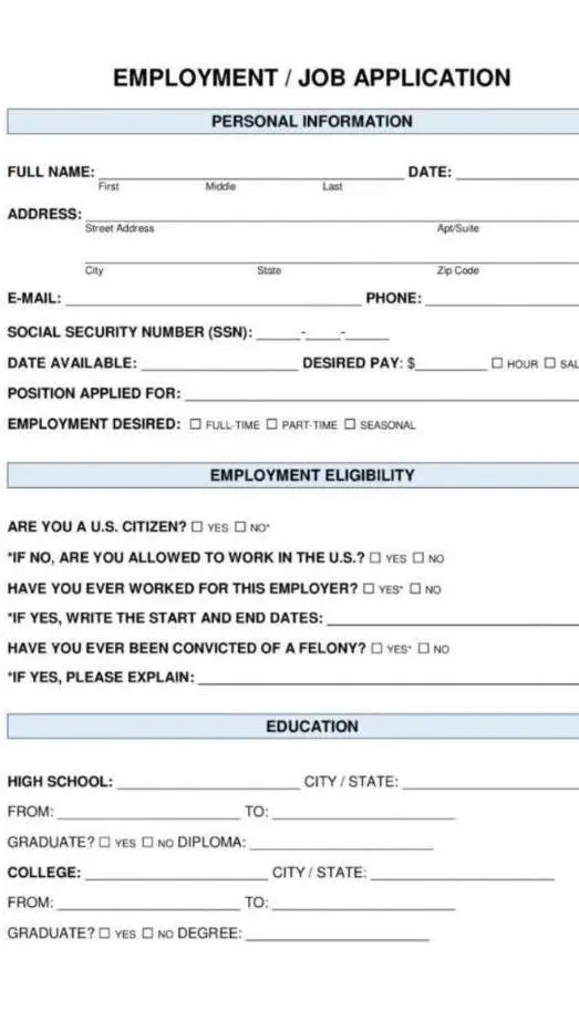 ai character: THE JOB background