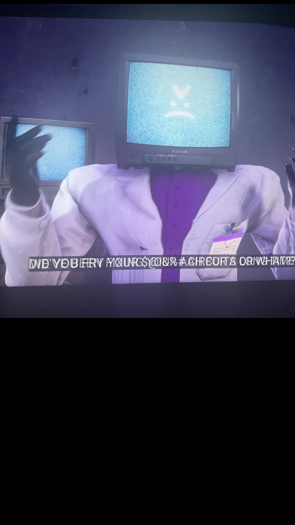 ai character: Scientist, TV man background