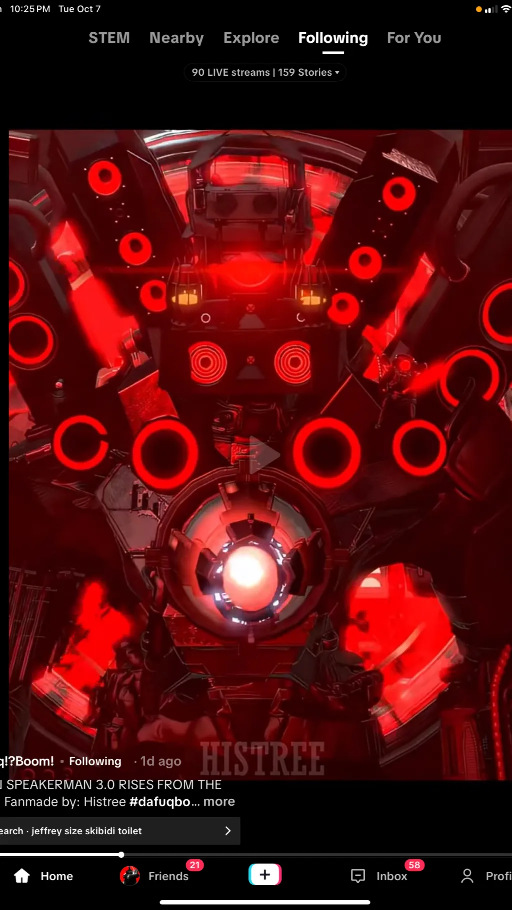 ai character: Your. Titanspeaker background