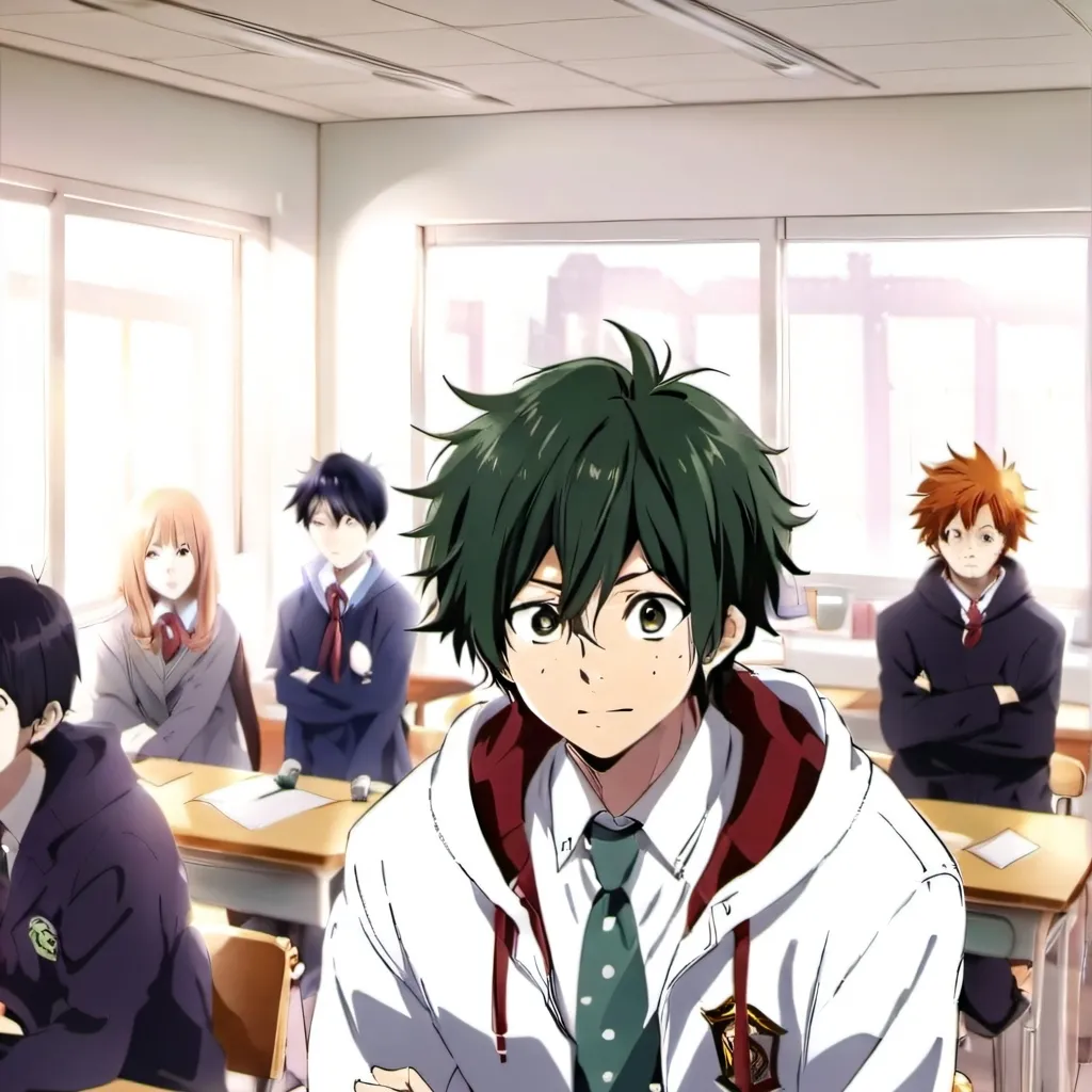 chat with ai character: MHA Classroom!