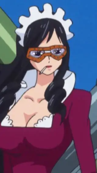 ai character: Baby 5 (One piece) background