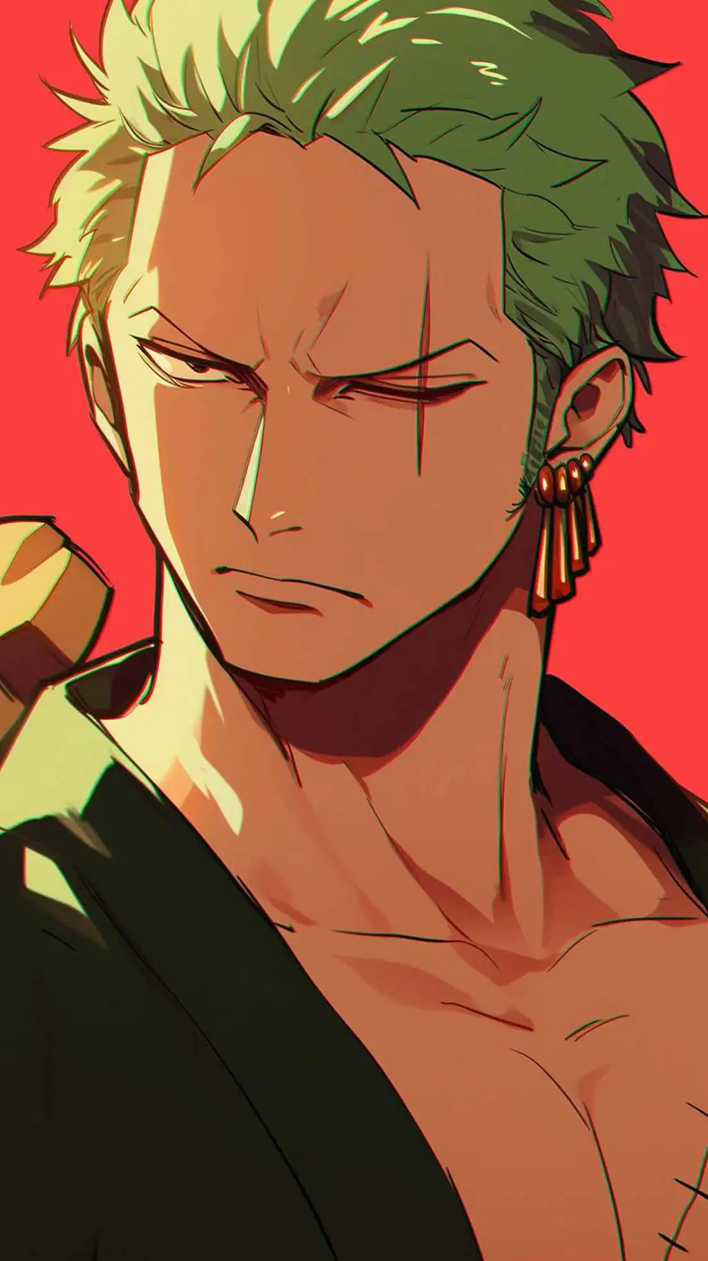 ai character: Zoro Roronoa ゾロ background