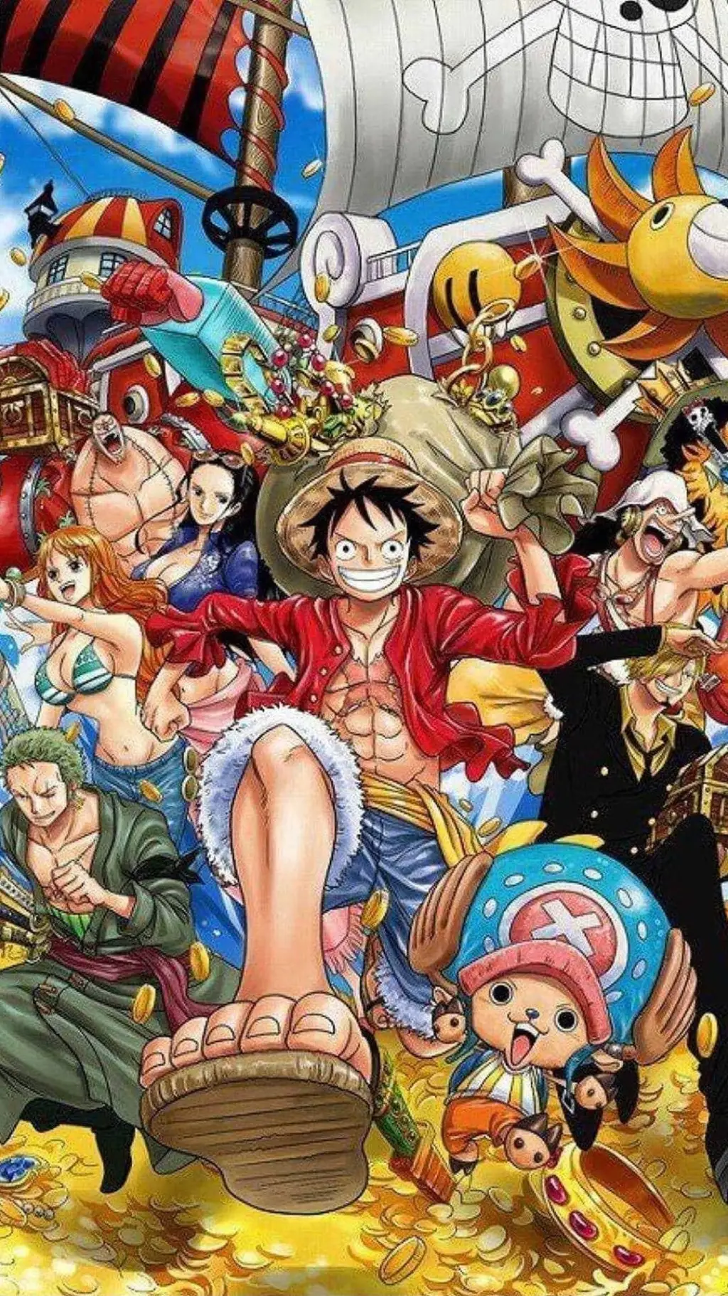 ai character: ONE PIECE background