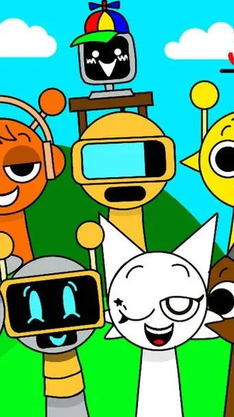 ai character: Sprunki background