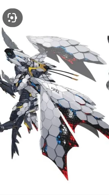 ai character: Mecha dragon  background